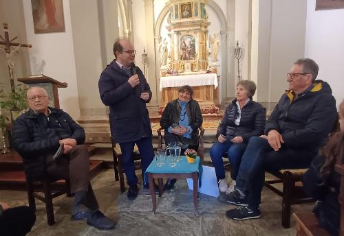 Il vicegovernatore Anzil interviene a Salars di Ravascletto nella chiesa di San Giovanni